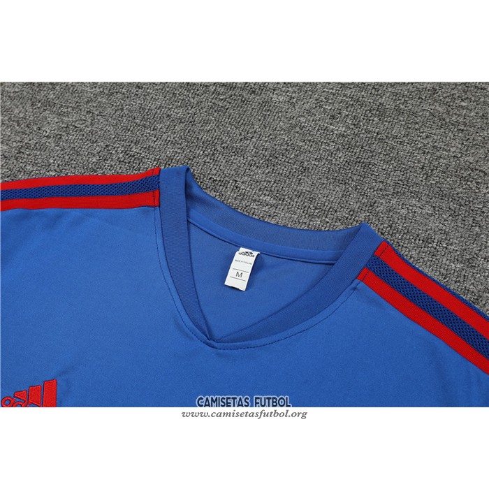 Chandal del Lyon Manga Corta 2022/2023 Azul - Pantalon Corto